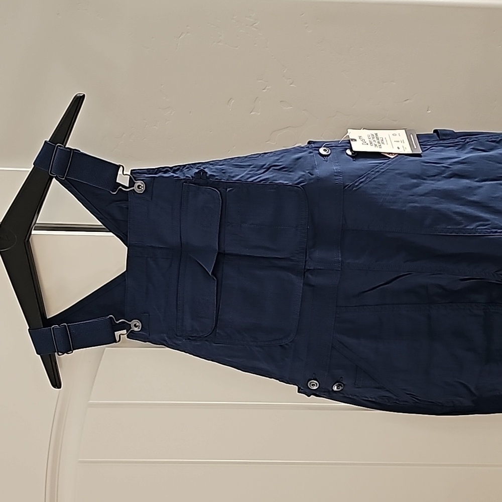 Duluth lightweight overalls in navy, size small